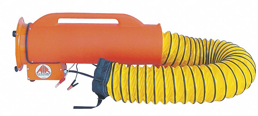 Confined Space Fan Orange 17 W