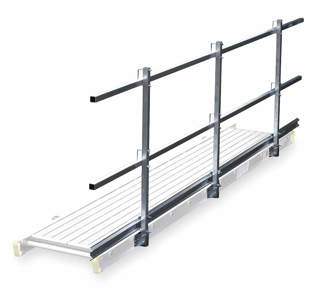 Guard Rail and Toe Board System 12 ft W