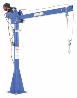 Davit Crane 2000 lb 12VDC Reach 52-87In
