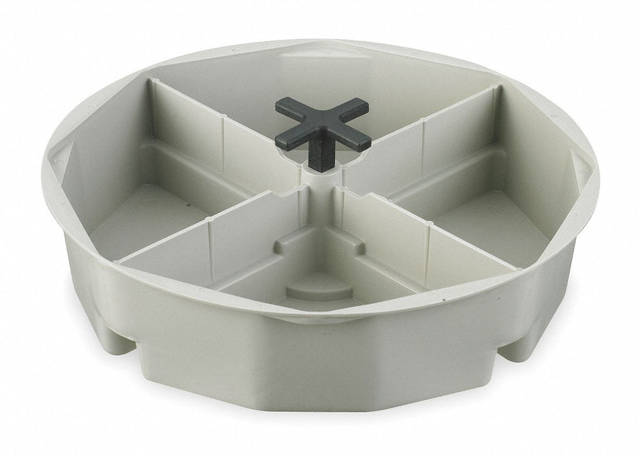 Bucket Tool Organizer Plastic Off-White