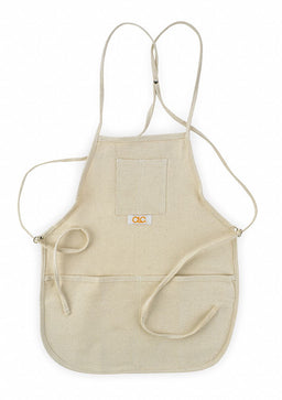 Tool Apron White Canvas 29 to 46 in