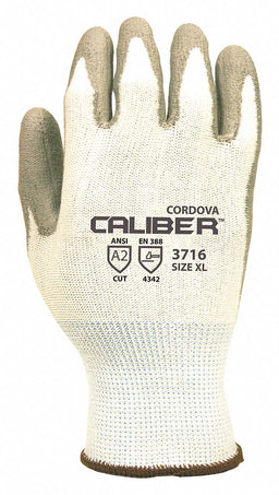 Cut Resistant Gloves Whte Cut LevelA2 PR
