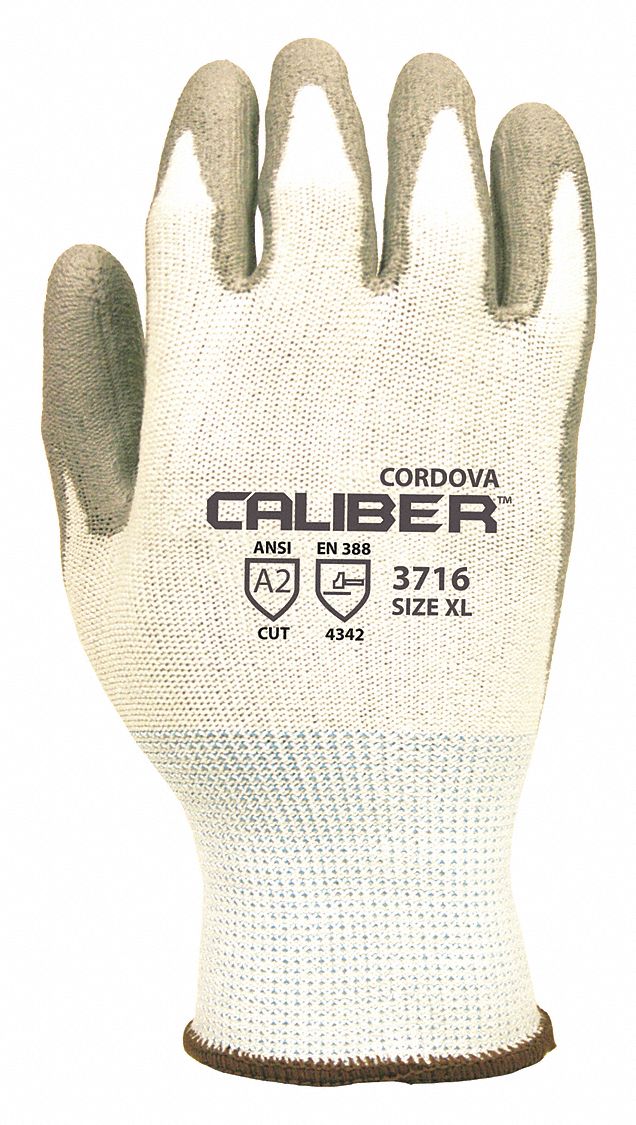 Cut Resistant Gloves Whte Cut LevelA2 PR