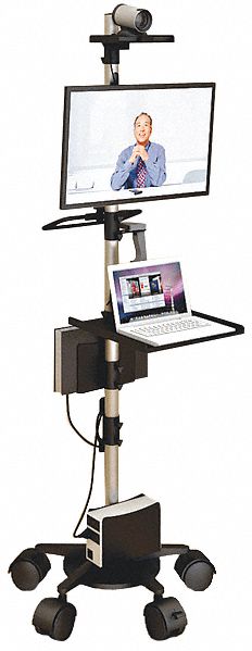 Medical Workstation 84 in H Gray