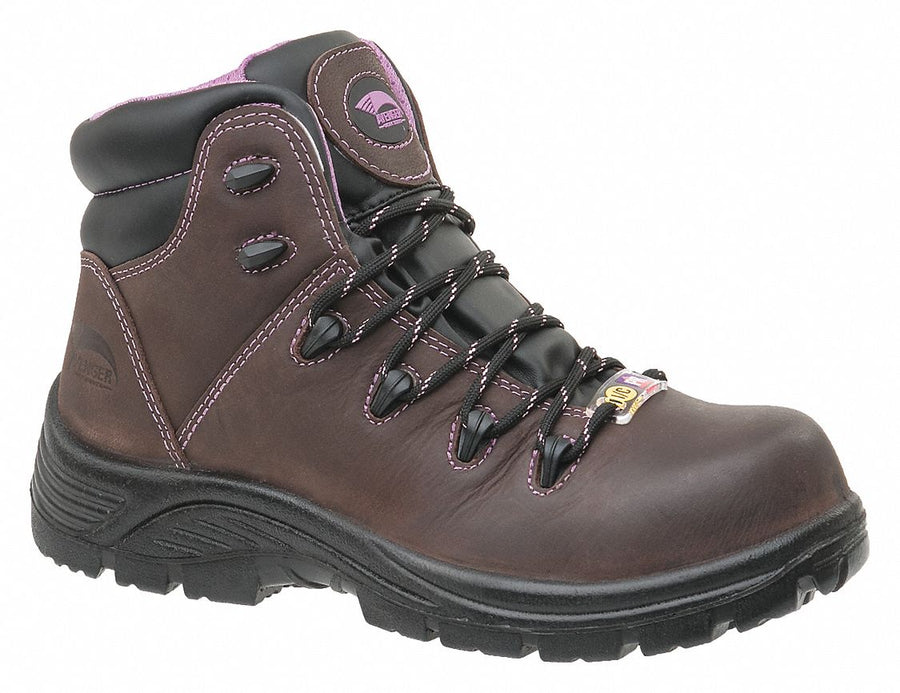 6-Inch Work Boot W 10 Brown PR