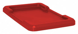 Lid Red Polypropylene 25 1/8 in