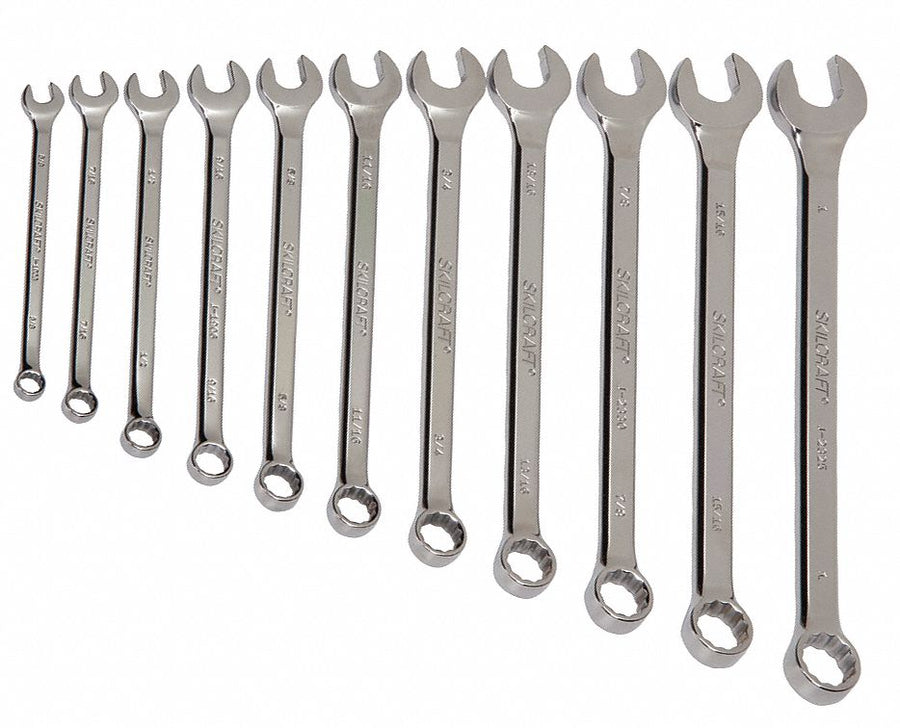 Combo Wrench St Steel Polish Stnrd Ofst