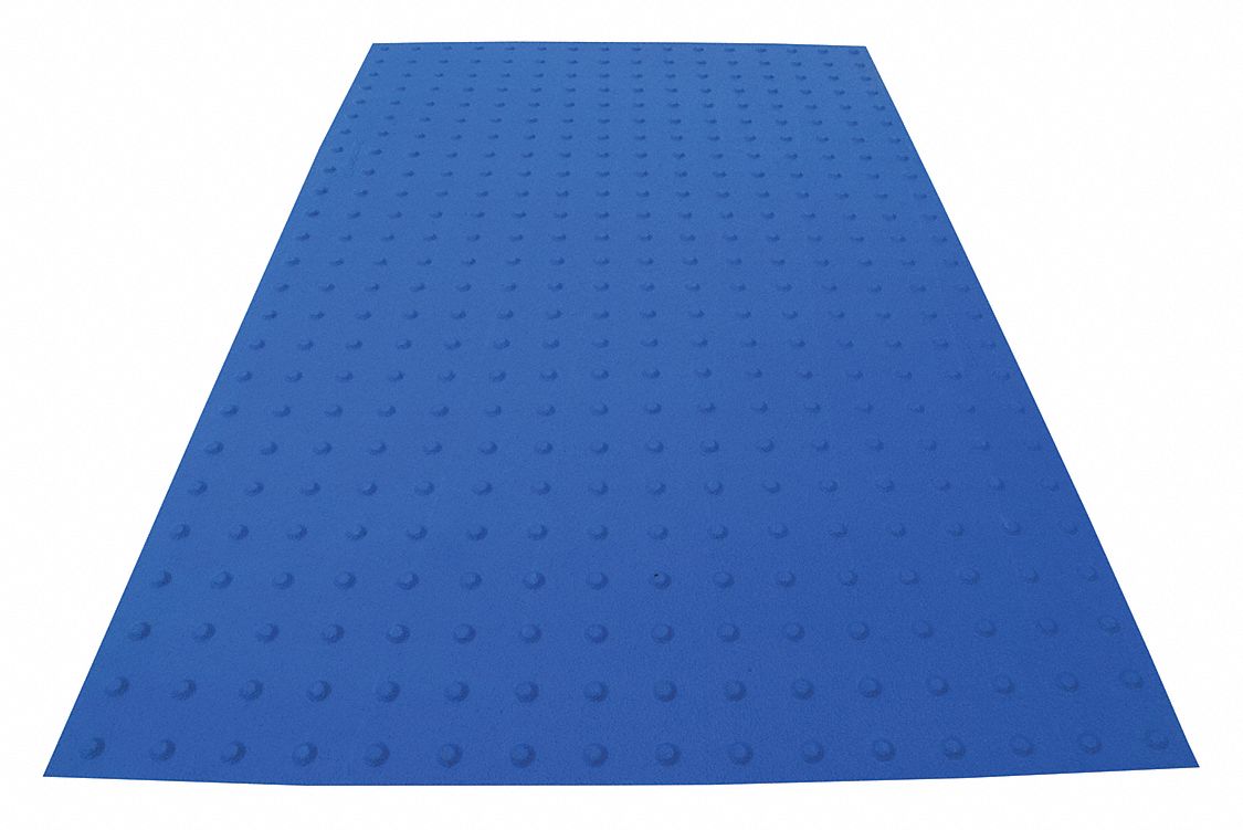 ADA Warning Pad Blue 5 ft L No Anchors