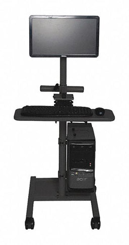 Medical Workstation 55 in H Black