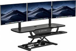 Electric Sit-Stand Desk 48 in W Black