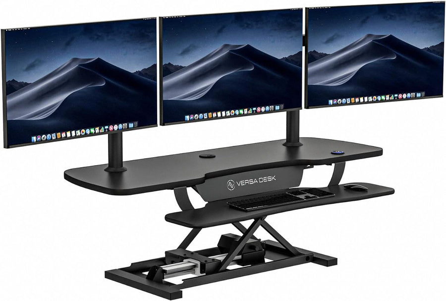 Electric Sit-Stand Desk 48 in W Black