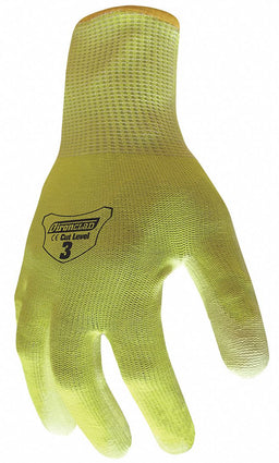 Knit Gloves Hi-Vis Yellow Size XL PR