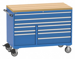 Mod Drwr Cab 42 H 10 Drwr Bright Blue