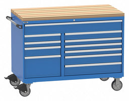 Mod Drwr Cab 42 H 11 Drwr Bright Blue