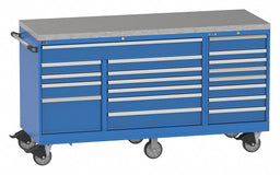 Mod Drwr Cab 42 H 19 Drwr Bright Blue