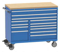 Mod Drwr Cab 48 H 13 Drwr Bright Blue