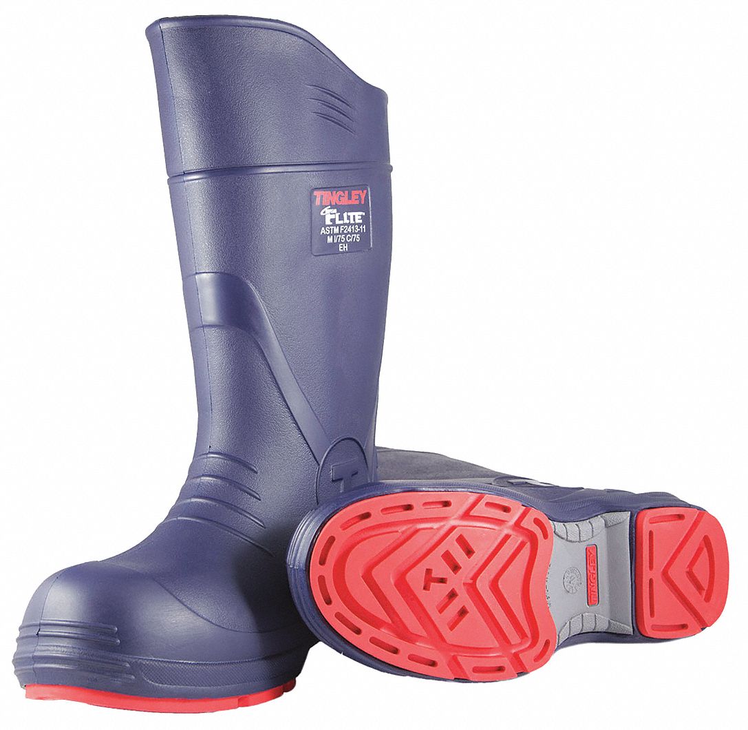 J5371 Rubber Boot Men s 4 Knee Blue PR