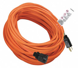Lock Ext Cord 100ft 16Ga 10A SJTW Orange