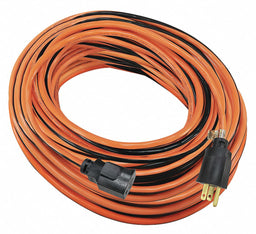 Lock Ext Crd 100ft 14Ga 13A SJTW Org/Blk