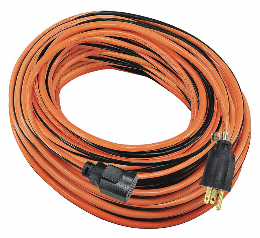Lock Ext Crd 100ft 14Ga 13A SJTW Org/Blk
