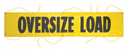 Wide Load Banner Yellow 7 ft H 18 W