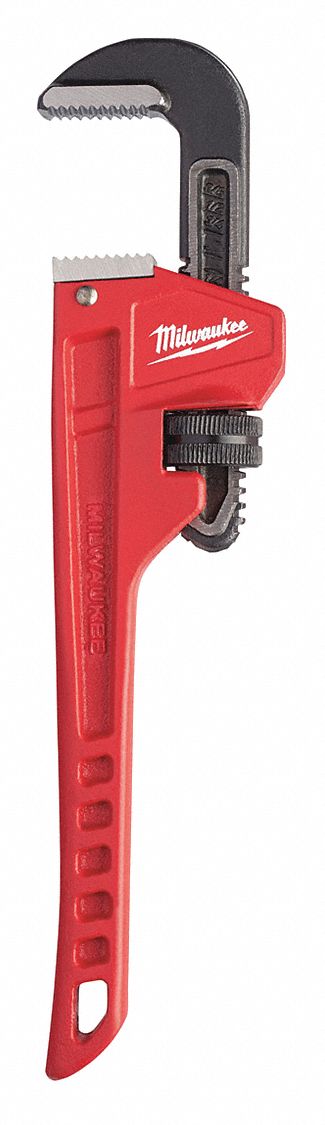 Pipe Wrench Ergonomic Serrated 10