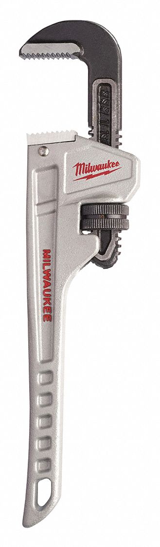 Pipe Wrench Ergonomic Serrated 10