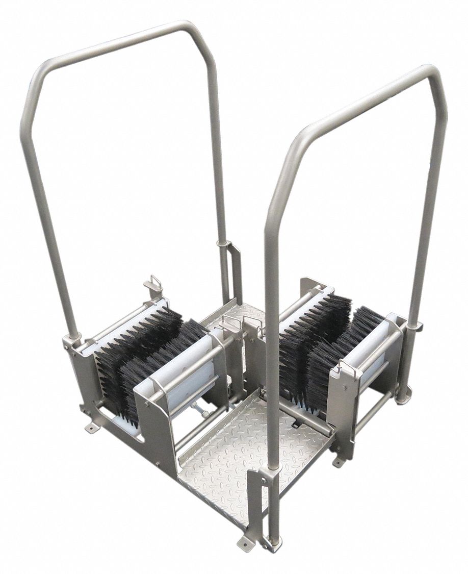 Dry Boot Scrubber SS 400 lb 110VAC