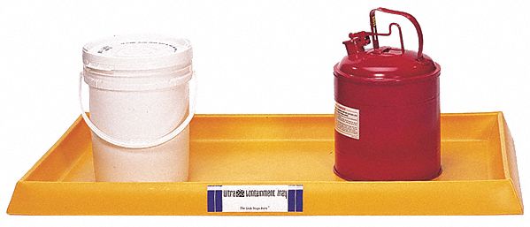 Spill Tray Yellow Spill Cap. 16.5 gal.