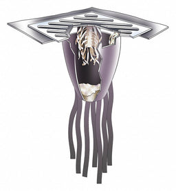 Catch Basin Insert Black 4 H 15 L