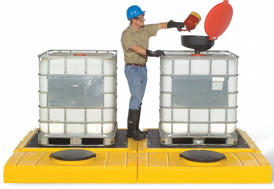 Covered IBC Containment Unit 186 L
