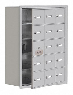 Locker 5x3Lckrs Slvr 30 x23 x9