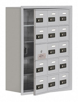 Locker 5x3Lckrs Slvr 30 x23 x9