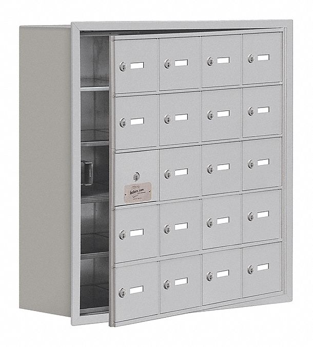Locker 5x4Lckrs Slvr 30 x29 x9