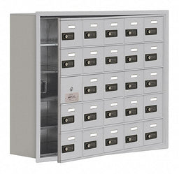 Locker 5x5Lckrs Slvr 30 x36 x9