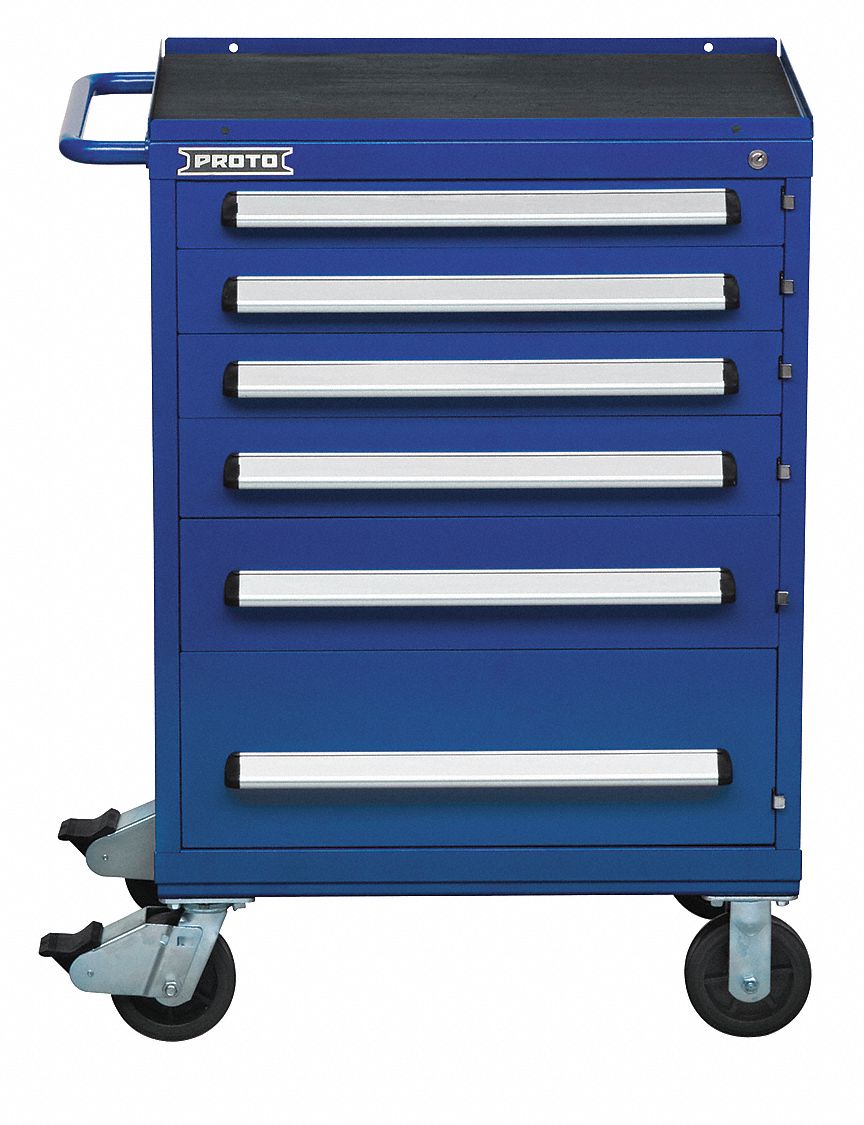 Rolling Tool Cabinet Blue Ind Prem Duty
