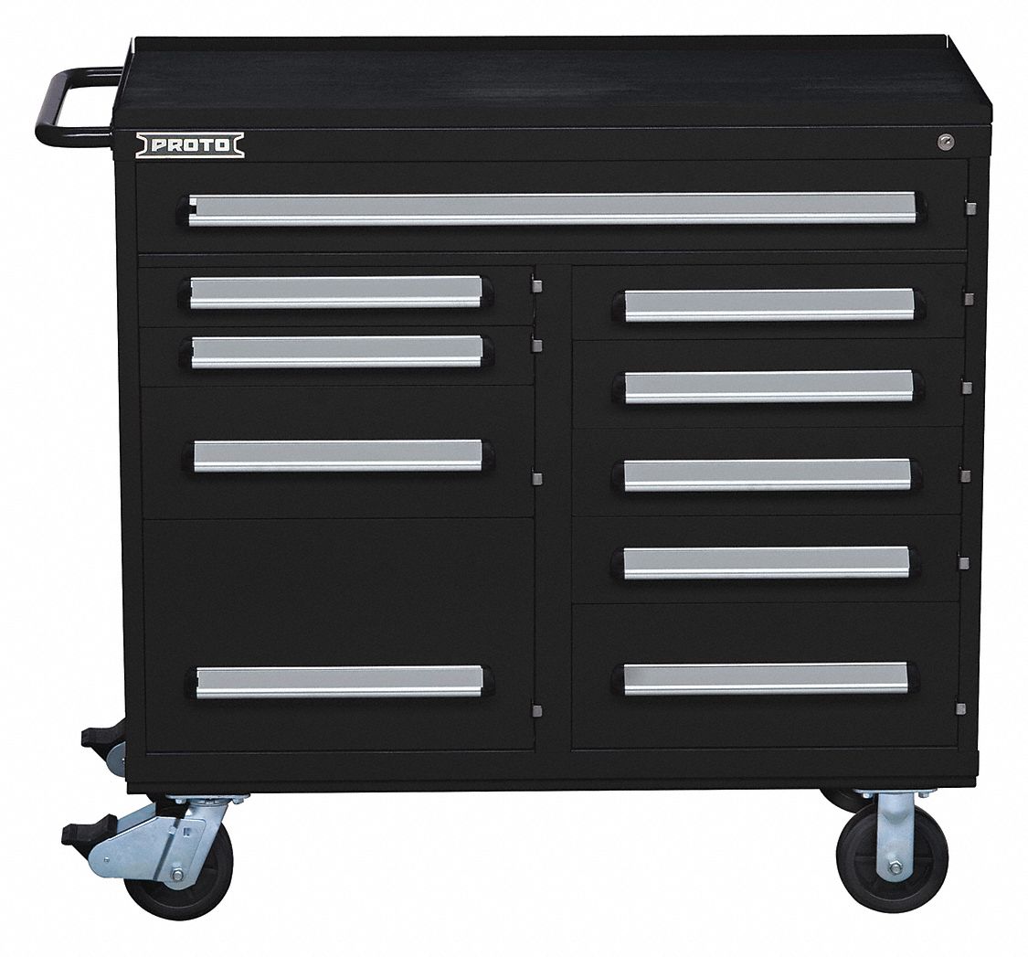 Rolling Tool Cabinet Blk Ind Prem Duty
