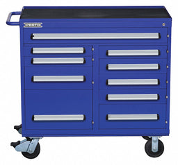 Rolling Tool Cabinet Blue Ind Prem Duty
