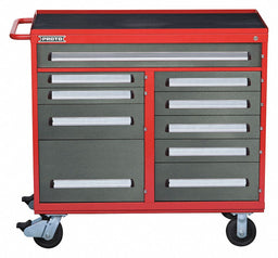 Rolling Tool Cabinet Red Ind Prem Duty