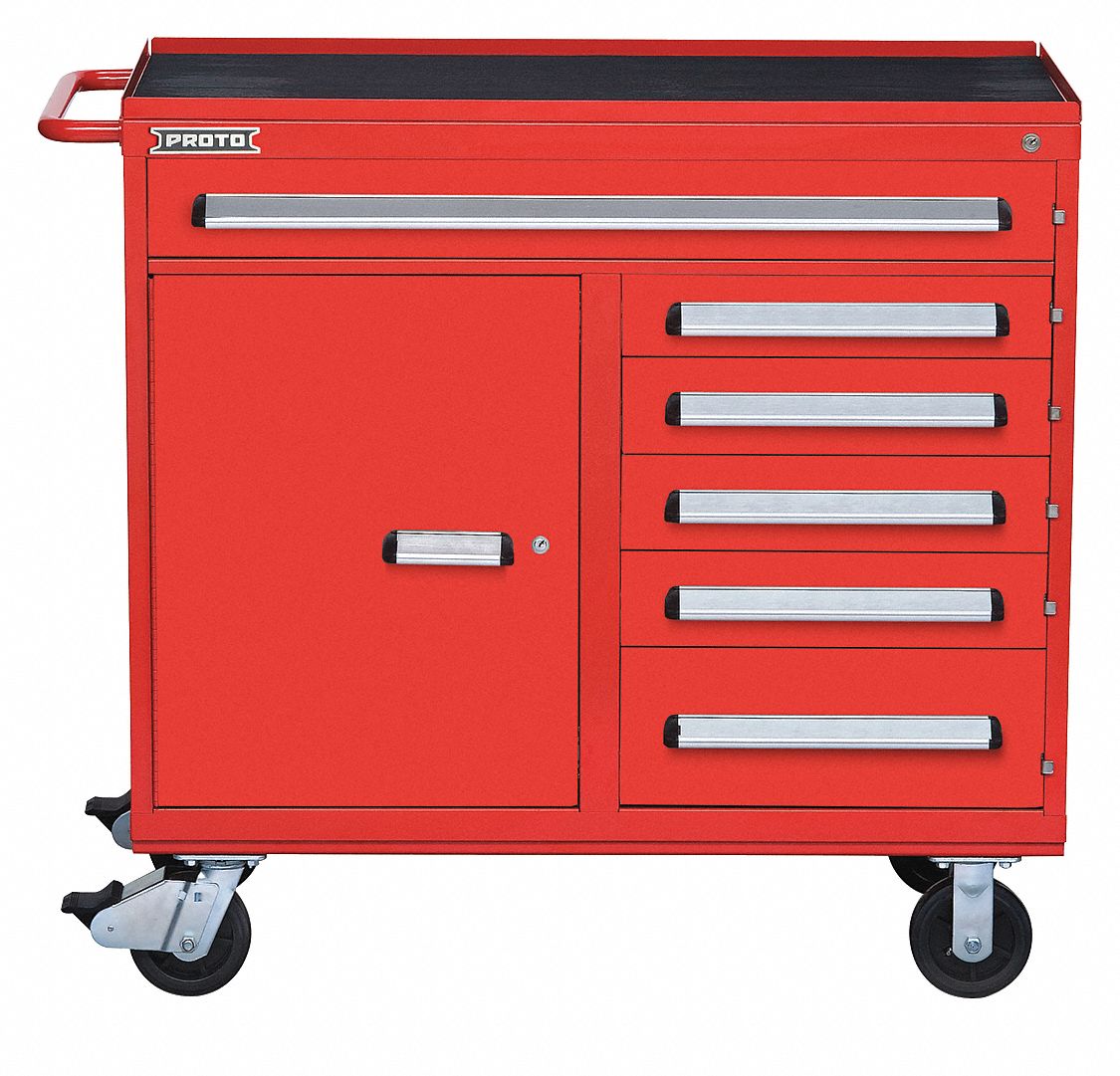 Rolling Tool Cabinet Red Ind Prem Duty