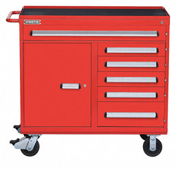 Rolling Tool Cabinet Red Ind Prem Duty
