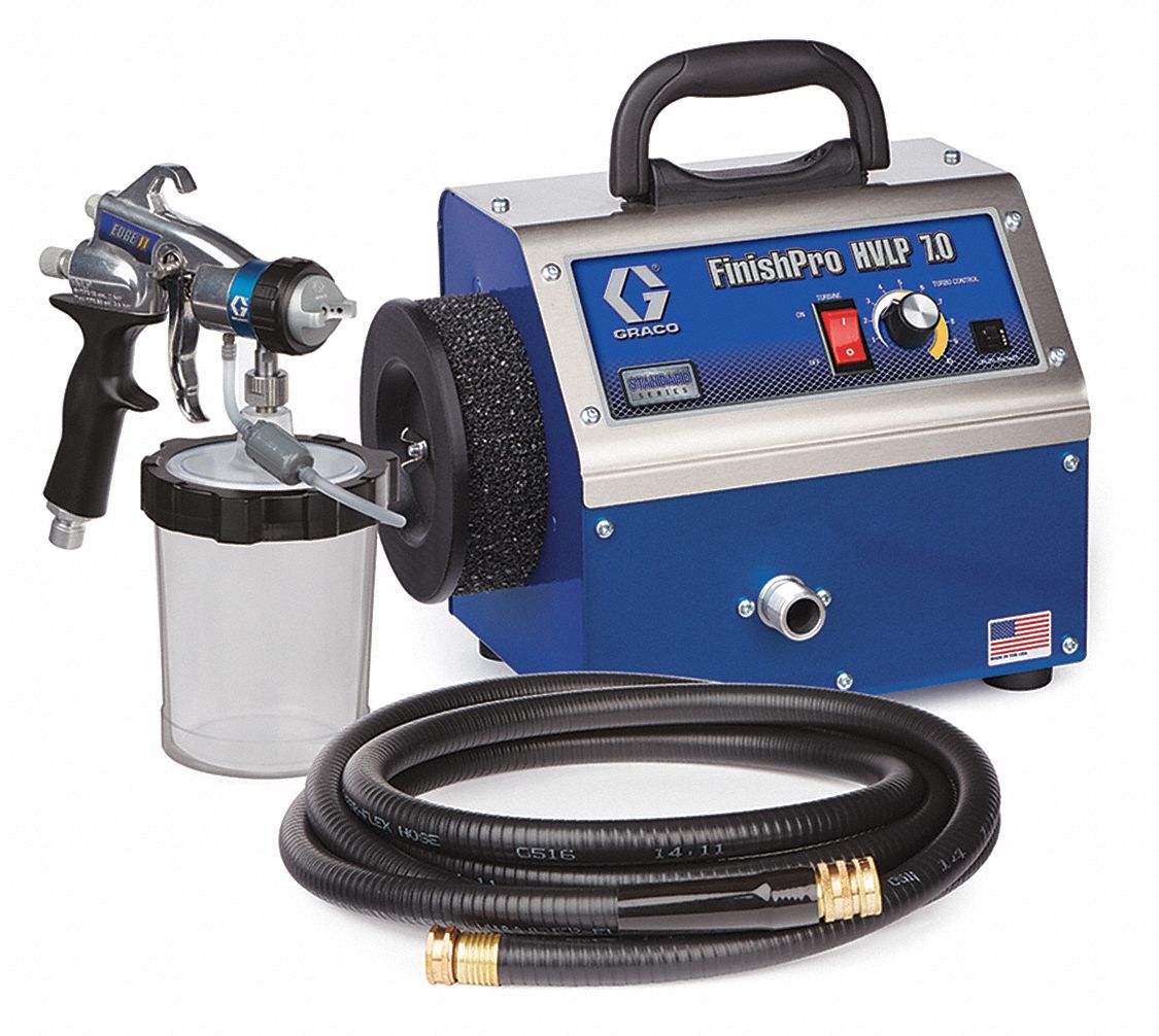 HVLP Paint Sprayer 4 Stages 1 qt. Tank