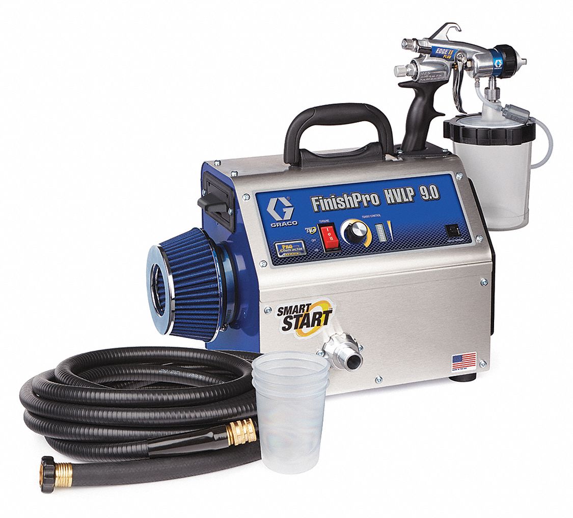 HVLP Paint Sprayer 4 Stages 1 qt. Tank