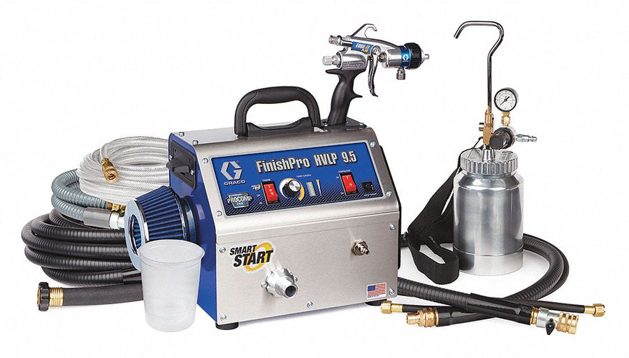 HVLP Paint Sprayer 4 Stages 1 qt. Tank