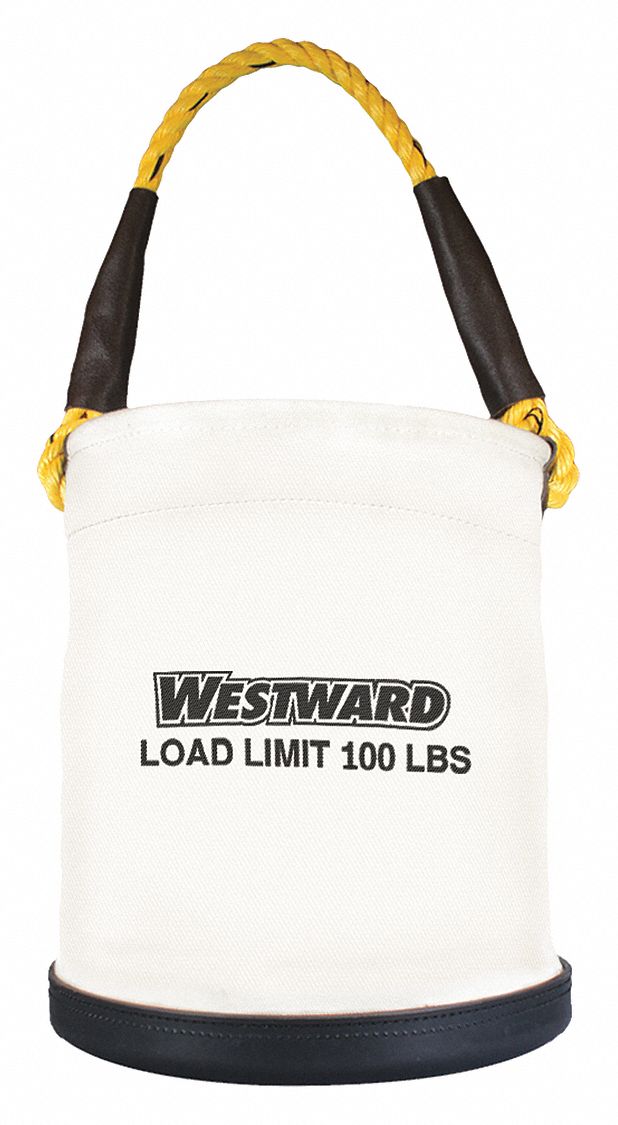 Bucket Bag Canvas Straight Wall OffWhite