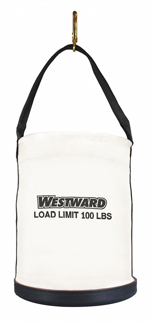 Bucket Bag Canvas Straight Wall OffWhite