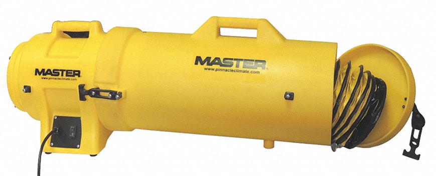Confined Space Fan Yellow 14 H