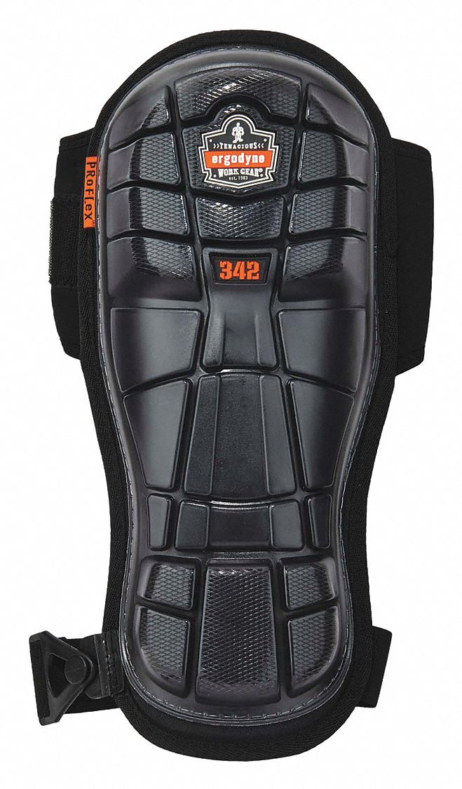 Knee Pad UNIV Clip Hook/Loop Black PR