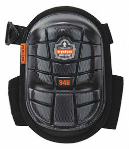 Knee Pad UNIV Clip Hook/Loop Black PR
