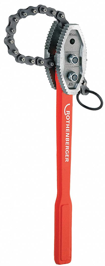 Chain Pipe Wrench Stel 6-3/5 Single End